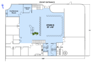 Studio B Floorplan